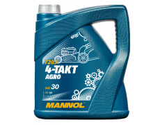 Motorový olej 4-Takt Mannol Agro SAE 30 - 4 L Oleje pro zemědělské stroje - Oleje pro sekačky, motorové pily a další zemědělské stroje