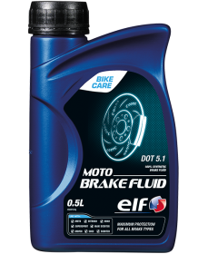 Brzdová kapalina ELF MOTO BRAKE FLUID 5.1 - 0,5 L - Ostatní oleje a produkty pro motocykly