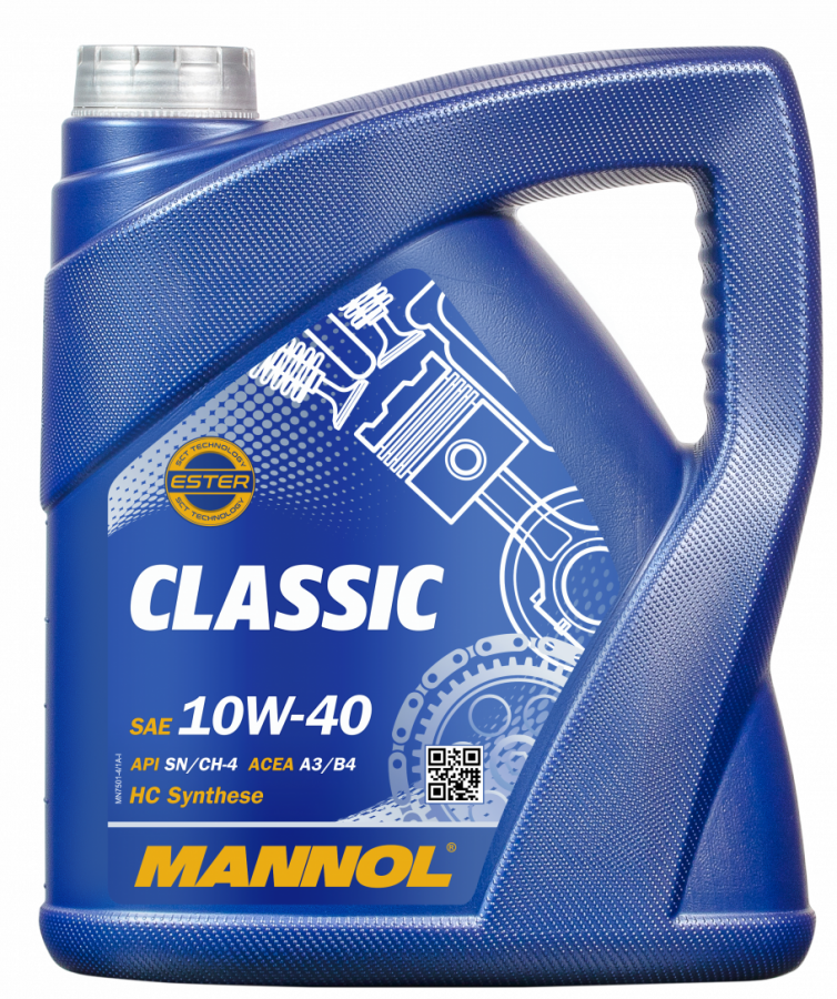 Motorový olej 10W-40 Mannol Classic - 4 L - 10W-40