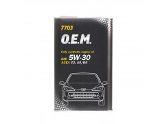 Olej 5W-30 Mannol 7703 O.E.M. Peugeot - Citroen - 1 L Motorové oleje - Motorové oleje pro osobní automobily - Oleje 5W-30