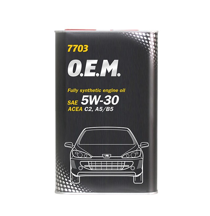 Motorové oleje - Motorové oleje pro osobní automobily - Oleje 5W-30 - Olej 5W-30 Mannol 7703 O.E.M. Peugeot - Citroen - 1 L Olej 5W-30 Mannol 7703 O.E.M. Peugeot - Citroen - 1 L - Oleje 5W-30