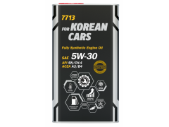 Motorový olej 5W-30 Mannol for Korean Cars 7713 - 4 L Motorové oleje - Motorové oleje pro osobní automobily - 5W-30