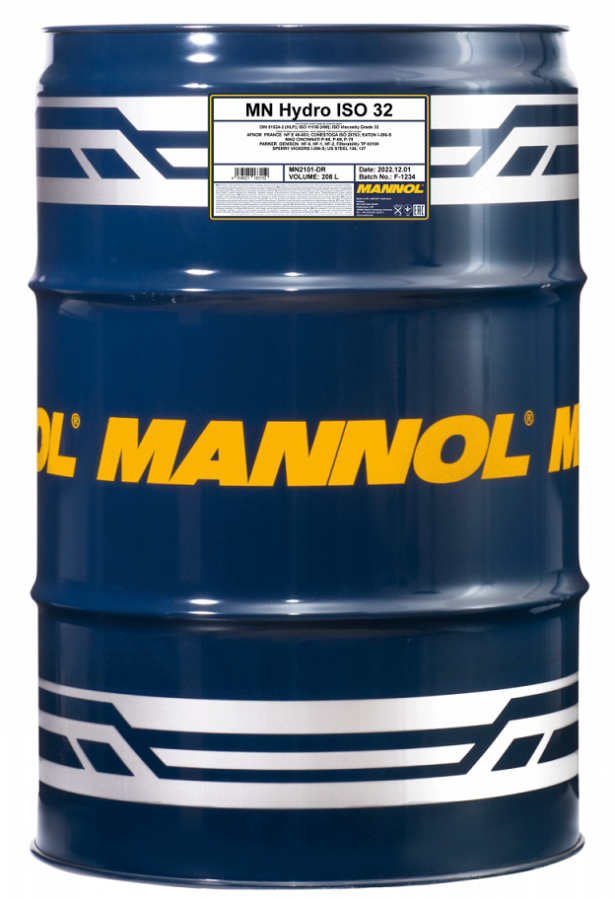 Hydraulický olej Mannol Hydro ISO HM 32 - 208 L - HLP hydraulické oleje (HM)