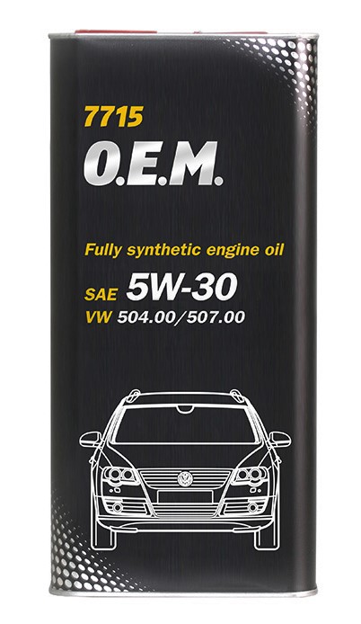 Motorové oleje - Motorové oleje pro osobní automobily - Oleje 5W-30 - Motorový olej 5W-30 Mannol 7715 O.E.M. VW-AUDI-ŠKODA - 5 L Motorový olej 5W-30 Mannol 7715 O.E.M. VW-AUDI-ŠKODA - 5 L - Oleje 5W-30
