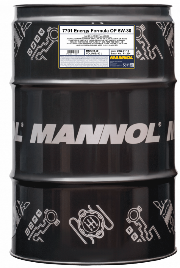 Motorový olej 5W-30 Mannol 7701 Energy Formula OP - 60 L - 5W-30