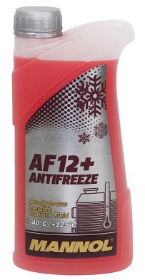 Chladící kapalina Mannol Antifreeze AF 12+ -40°C - 1 L
