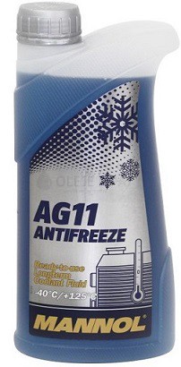 Chladící kapalina Mannol Antifreeze AG 11 -40°C - 1 L - Chladící kapaliny - antifreeze