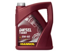 Motorový olej 5W-40 Mannol Diesel Turbo - 5 L Motorové oleje - Motorové oleje pro osobní automobily - 5W-40