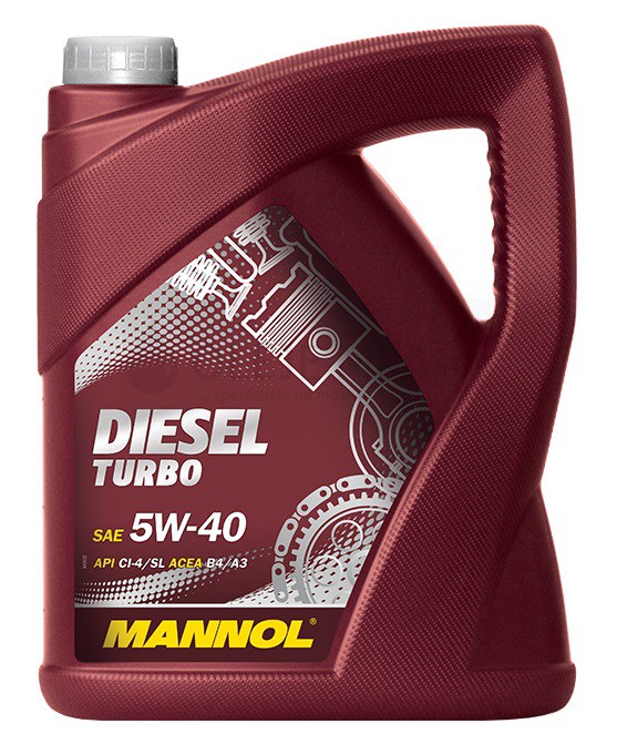 Motorový olej 5W-40 Mannol Diesel Turbo - 5 L - 5W-40