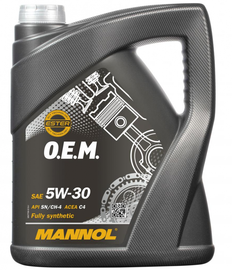 Motorový olej 5W-30 Mannol 7706 O.E.M. Renault - Nissan - 5 L - 5W-30