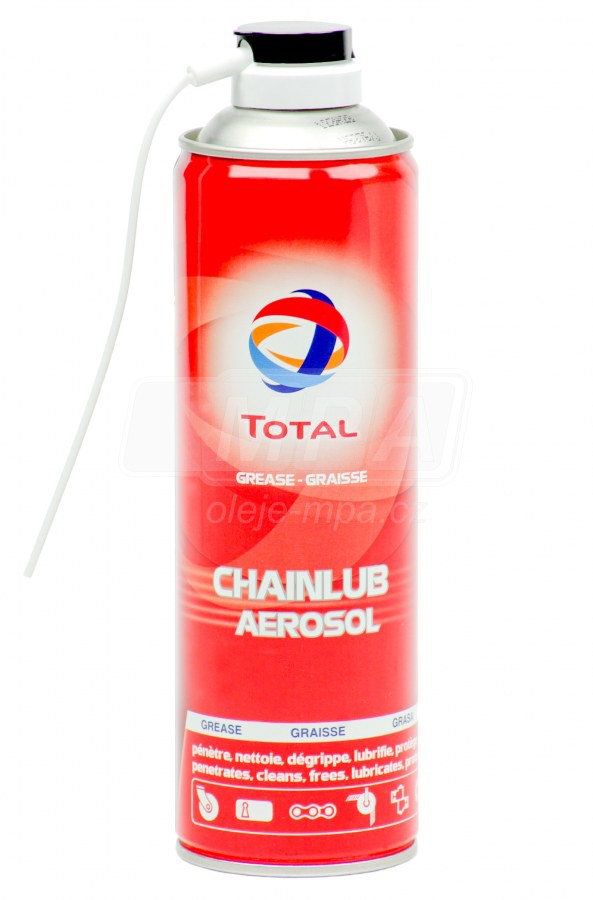 Olej na řetězy Total CHAINLUB AEROSOL - 435 ML - Univerzální (automobilová) plastická maziva