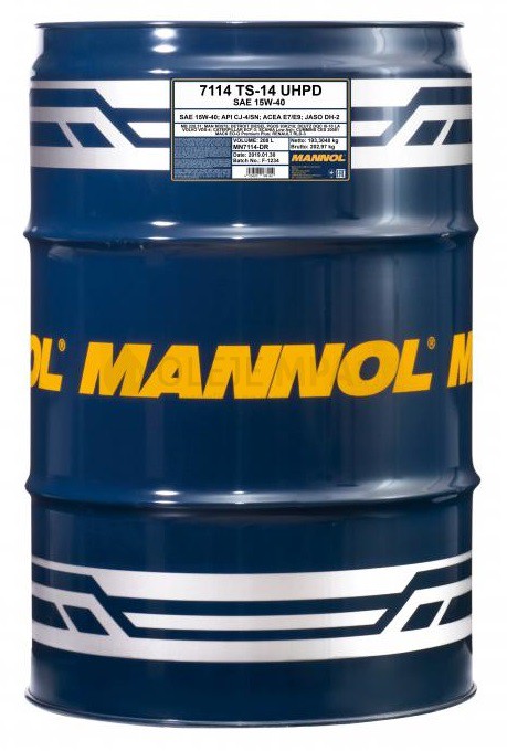 Motorový olej 15W-40 UHPD Mannol TS-14 - 208 L - 15W-40