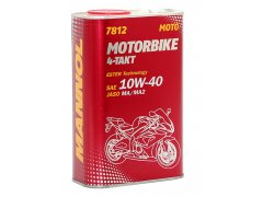 Motorový olej 10W-40 Mannol 7812 4-Takt Motorbike - 4 L Motocyklové oleje - Motorové oleje pro 4-taktní motocykly