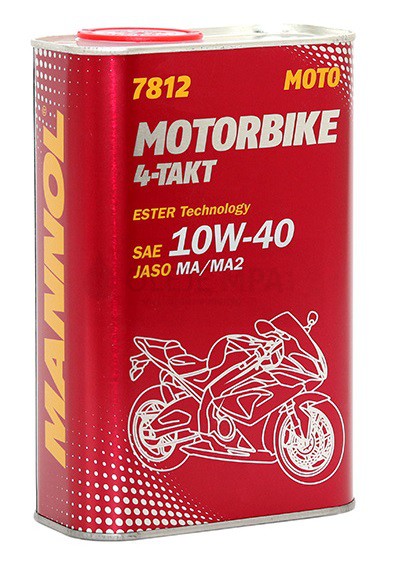 Motorový olej 10W-40 Mannol 7812 4-Takt Motorbike - 1 L - Motorové oleje pro 4-taktní motocykly