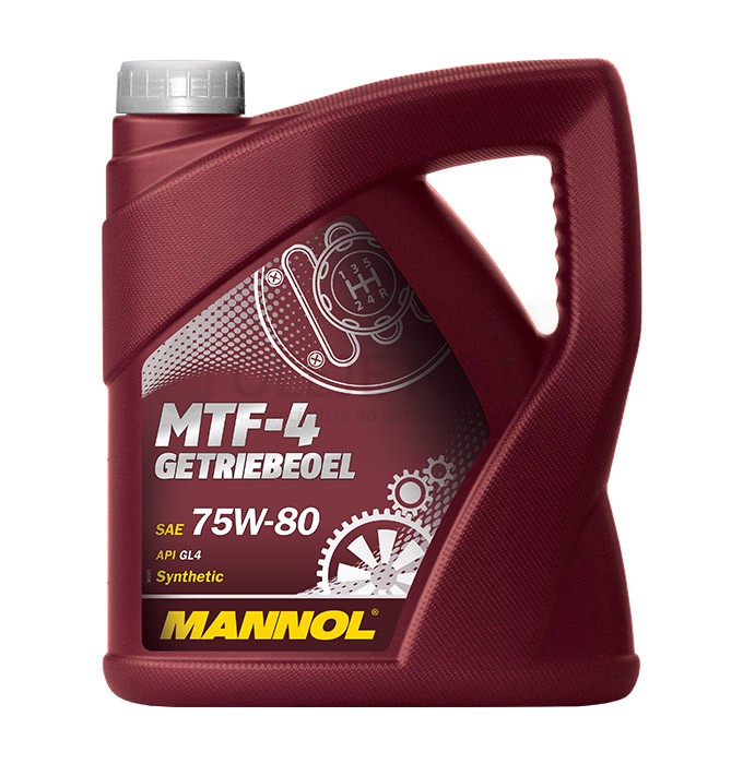 Převodový olej 75W-80 Mannol MTF-4 Getriebeoel - 4 L - 75W-80