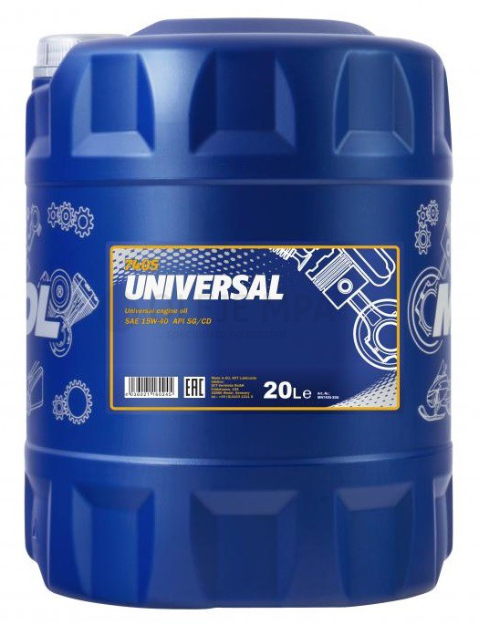 Motorový olej 15W-40 Mannol Universal - 20 L - 15W-40