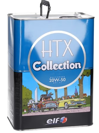 Veteránský olej 20W-50 Elf HTX Collection - 5 L - Motorové oleje pro veterány