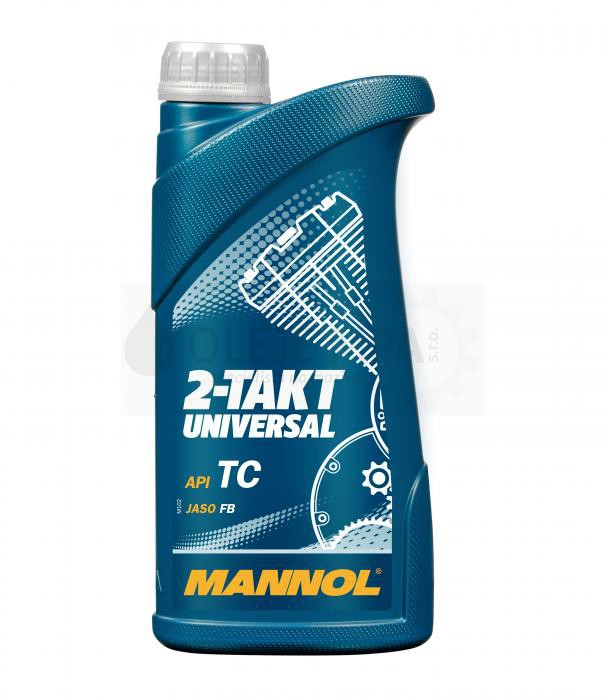 Motorový olej Mannol 2-Takt Universal - 1 L - Oleje pro sekačky, motorové pily a další zemědělské stroje
