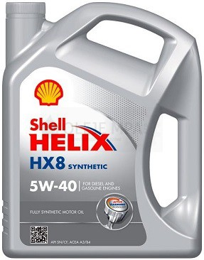 Motorový olej 5W-40 Shell Helix HX 8 Synthetic - 4 L - Motorové oleje SHELL, CASTROL
