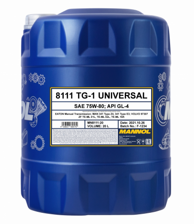 Převodový olej 75W-80 Mannol TG-1 Universal - 20 L - 75W-80