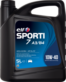 Motorový olej ELF Sporti 7 A3/B4 10W-40 - 5 L - 10W-40