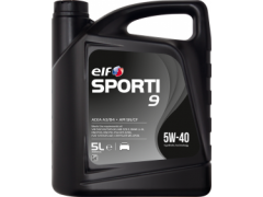 Motorový olej ELF Sporti 9 5W-40 - 5 L Motorové oleje - Motorové oleje pro osobní automobily - 5W-40
