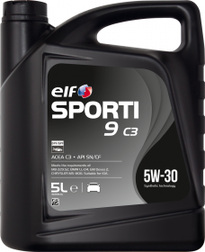 Motorový olej ELF Sporti 9 C3 5W-30 - 5 L - 5W-30