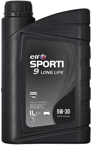 Motorový olej ELF Sporti 9 Long Life 5W-30 - 1 L - 5W-30