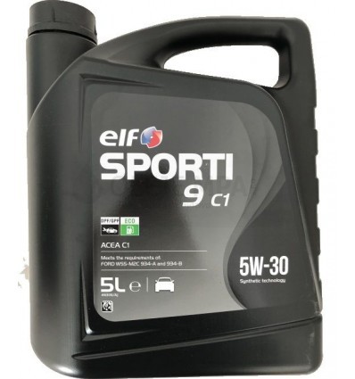 Motorový olej ELF Sporti 9 C1 5W-30 - 5 L - 5W-30
