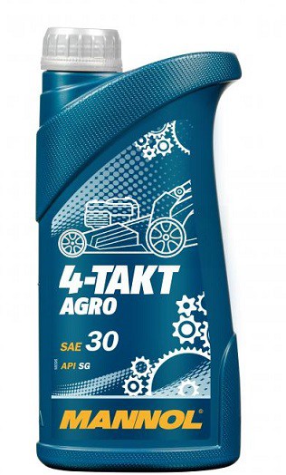 Motorový olej 4-Takt Mannol Agro SAE 30 - 1 L - Oleje pro sekačky, motorové pily a další zemědělské stroje