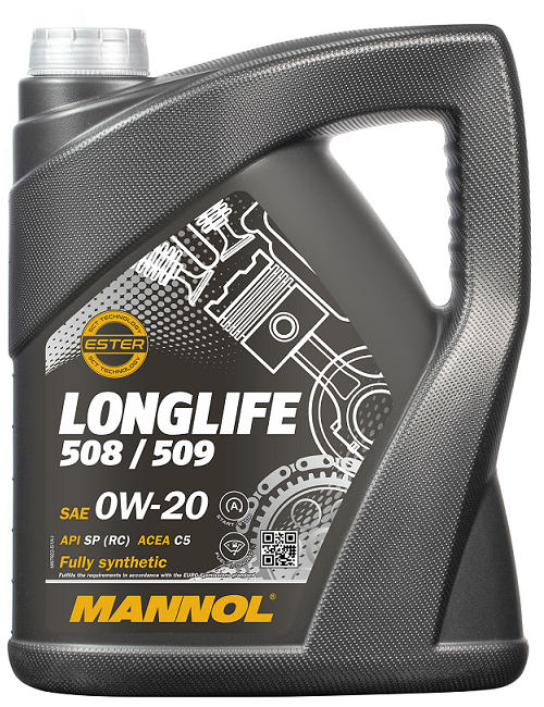 Motorový olej 0W-20 Mannol 7722 Longlife 508/509 - 5 L - 0W-20