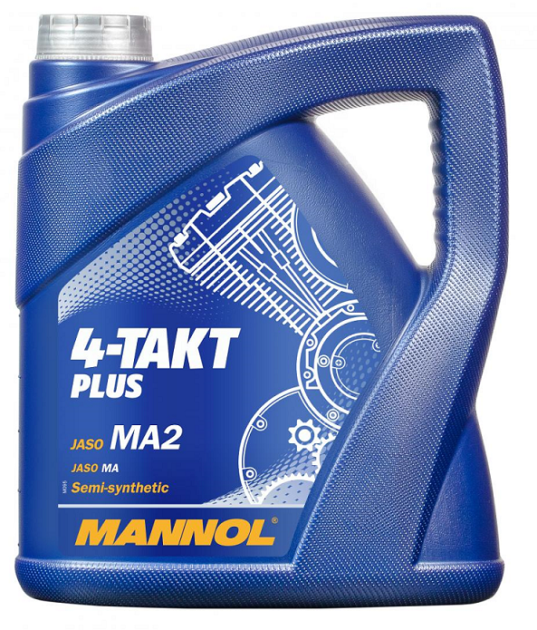 Motorový olej Mannol 4-Takt Plus 10W-40 - 4 L - Oleje pro sekačky, motorové pily a další zemědělské stroje