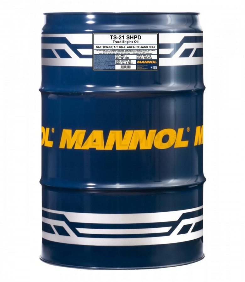 Motorový olej 10W-30 SHPD Mannol TS-21 - 208 L - 10W-30