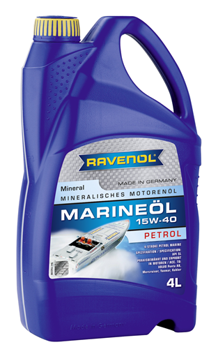 Motorový olej pro lodě Ravenol Marineoil Petrol SAE 15W-40 - 4 L - Oleje pro 4-taktní motory