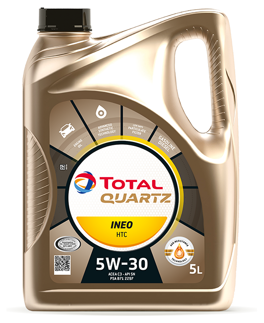 Motorový olej 5W-30 Total Quartz INEO HTC - 5 L - 5W-30
