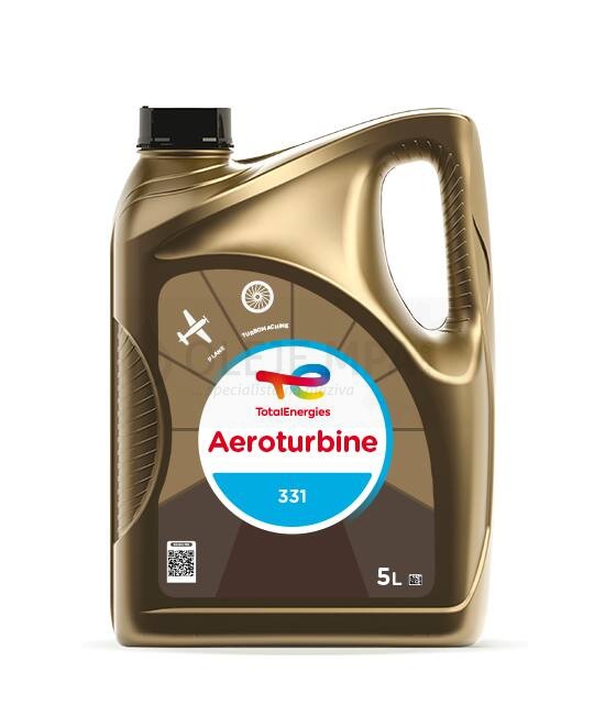Turbinový olej Total AEROTURBINE 331 - 5 L - Hydraulické a turbínové letecké oleje, speciality
