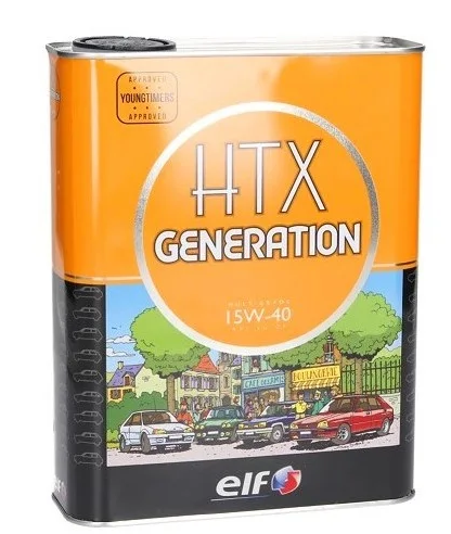 Veteránský olej 15W-40 Elf HTX GENERATION - 5 L - Motorové oleje pro veterány
