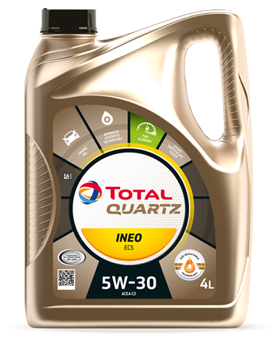 Motorový olej 5W-30 Total Quartz INEO ECS - 4 L - 5W-30