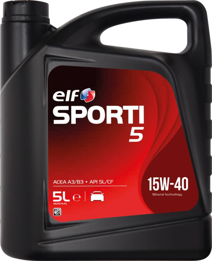 Motorový olej ELF Sporti 5 15W-40 - 5 L - 10W-40