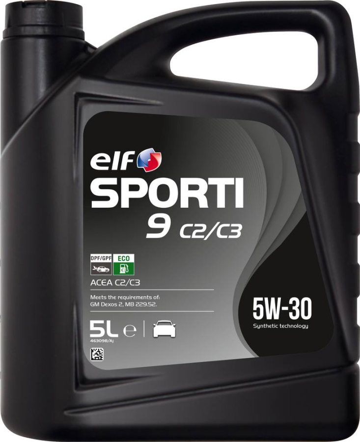 Motorový olej ELF Sporti 9 C2/C3 5W-30 - 5 L - 5W-30