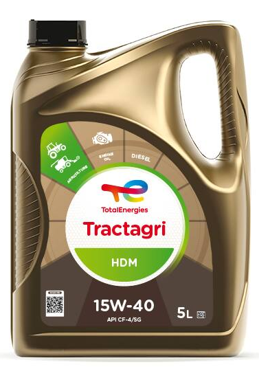Zemědělský olej 15W-40 Total Tractagri HDM - 5 L - Oleje pro zemědělské stroje