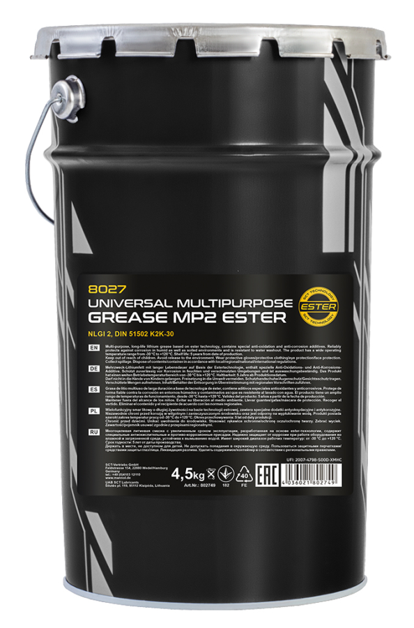Plastické mazivo Mannol Universal Ester MP-2 - 18 KG - Plastická maziva