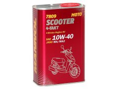 Motocyklový olej 10W-40 Mannol 4-Takt Scooter 7809 - 1 L Výprodej