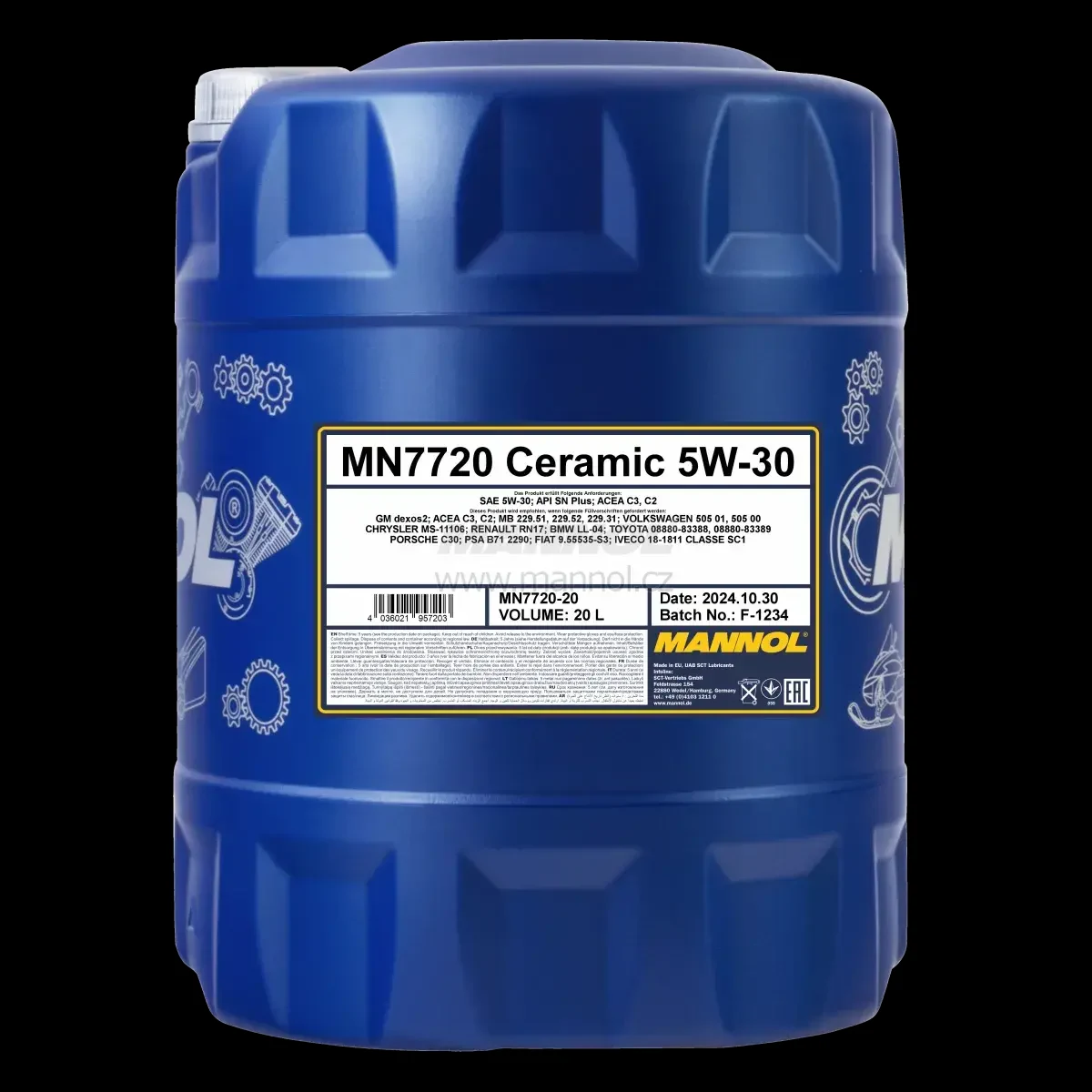 Mannol Ceramic 5W-30 7720 - 20l - 