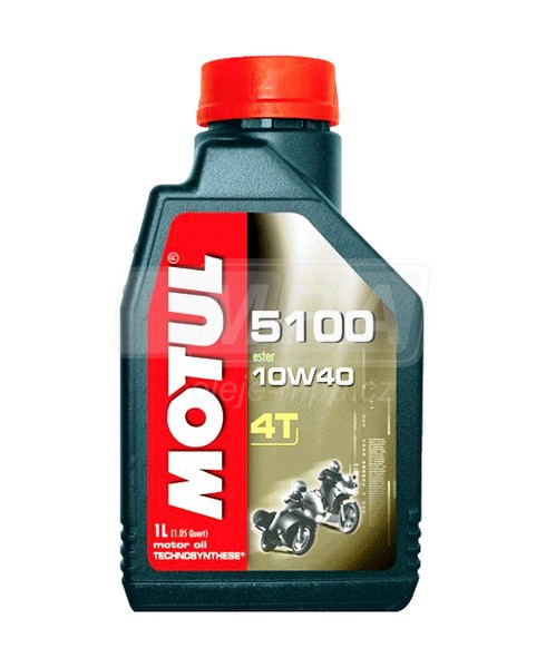 Motocyklový olej 10W-40 Motul 5100 4T Ester - 1l