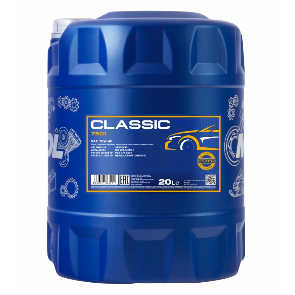 Mannol Classic 10W-40 7501 - 20l - 
