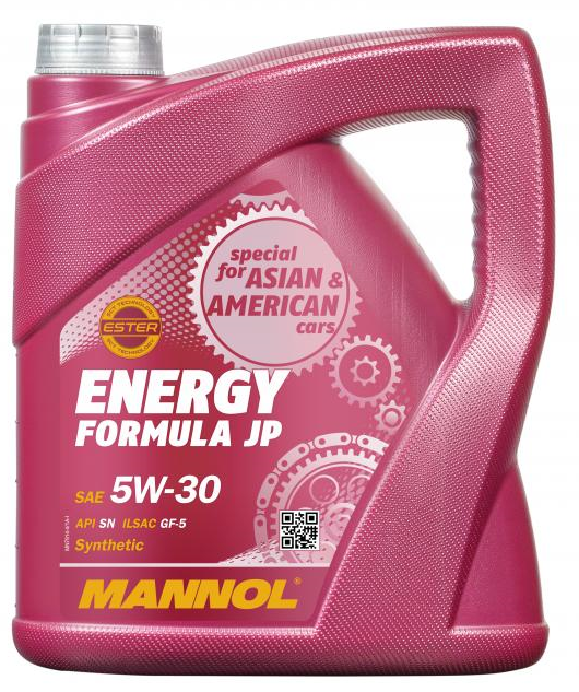 Motorový olej 5W-30 Mannol Energy Formula JP - 4 L - Oleje 5W-30