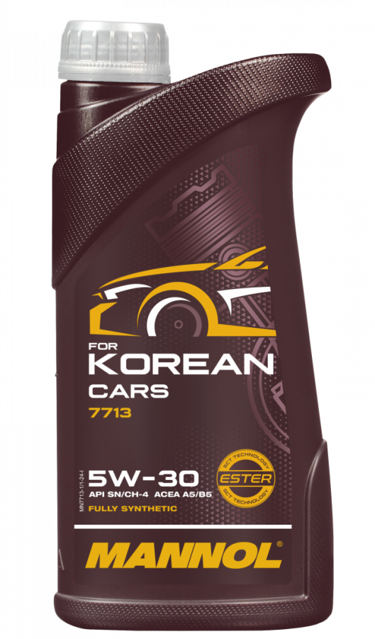 Motorový olej 5W-30 Mannol for Korean Cars 7713 - 1 L (plast) - 5W-30