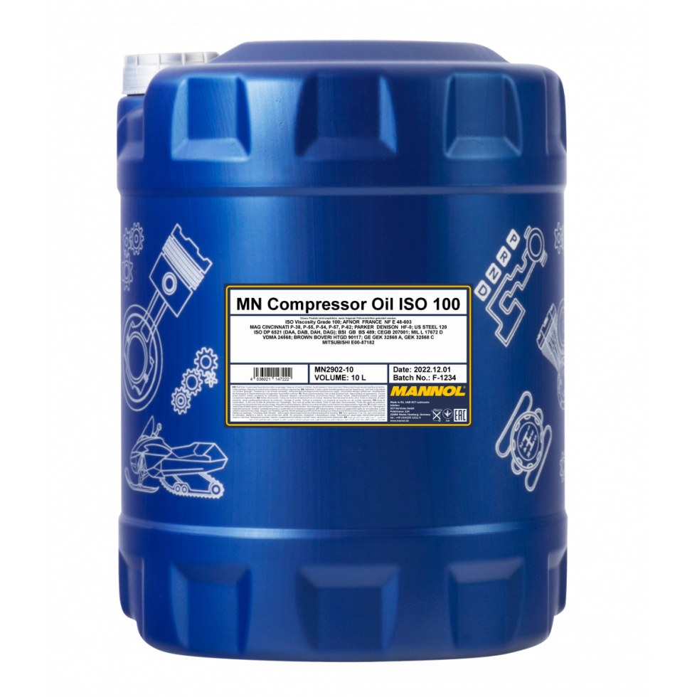 Mannol Compressor Oil ISO 100 2902 - 10l - 