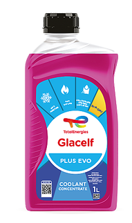 Chladící kapalina Total Glacelf Plus EVO - 1 L - Chladící kapaliny - antifreeze